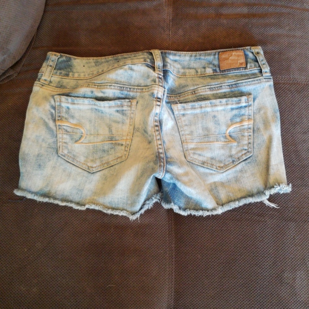 American Eagle Distressed Cutoffs